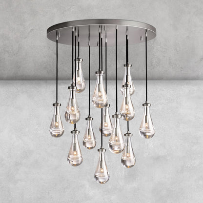 Raindrop Round Chandelier