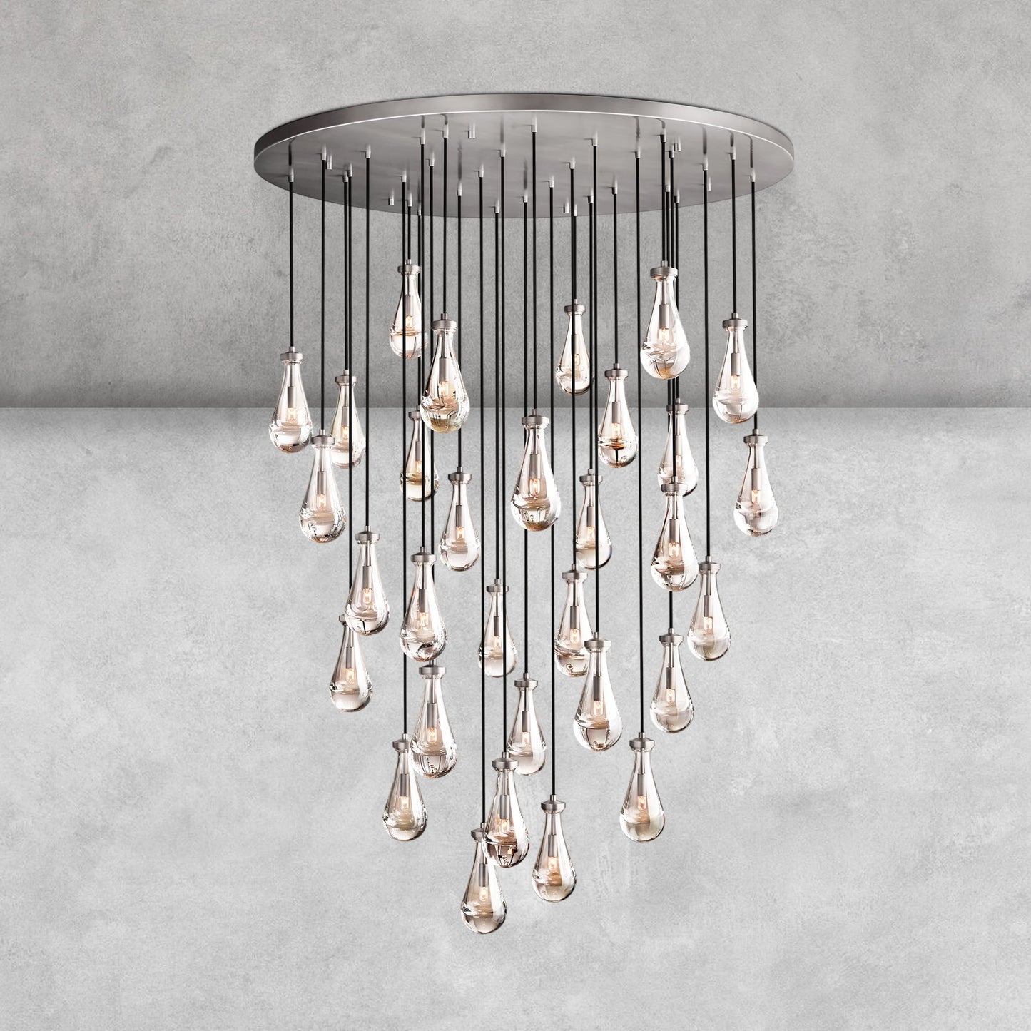 Raindrop Round Chandelier