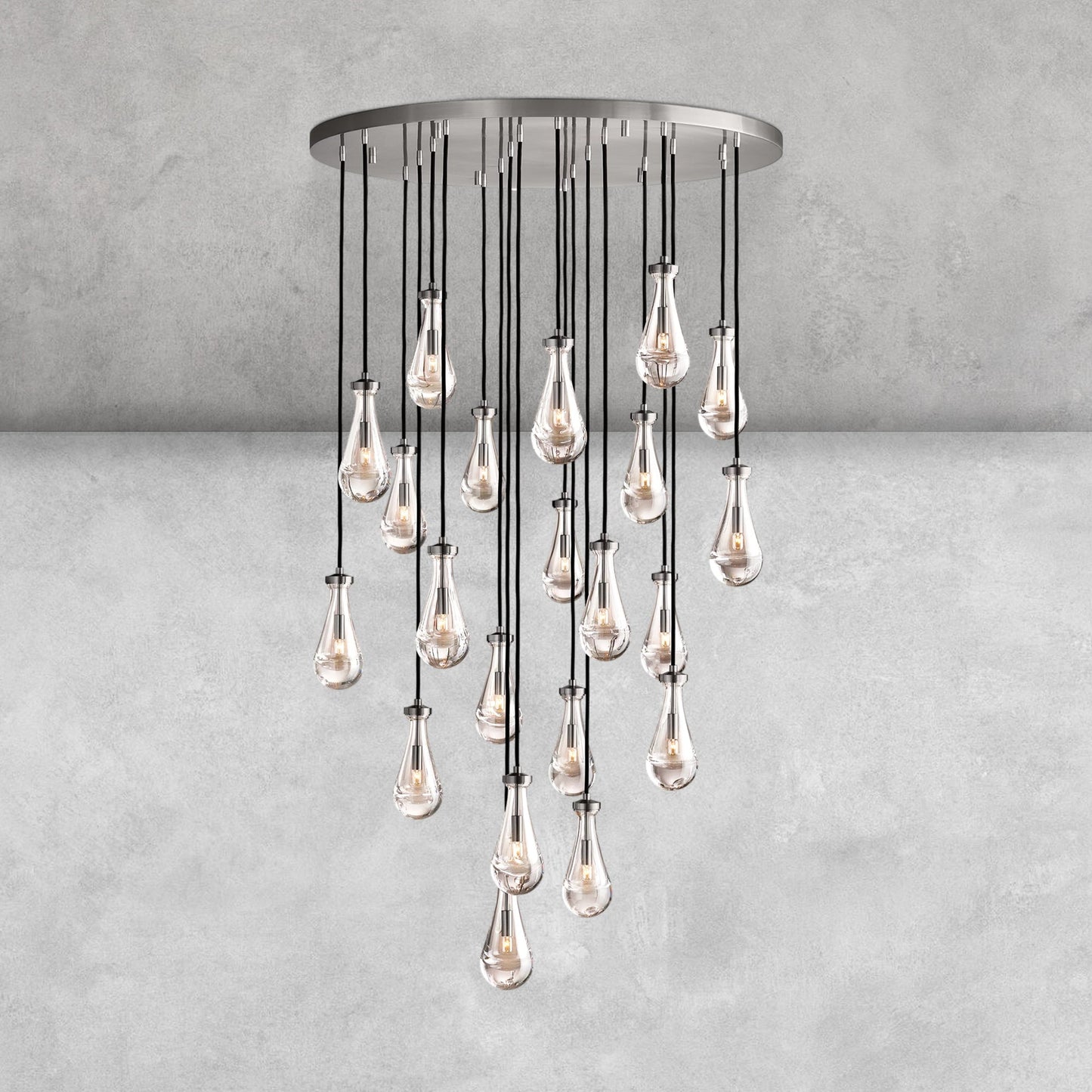 Raindrop Round Chandelier
