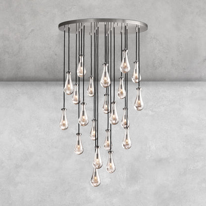 Raindrop Round Chandelier
