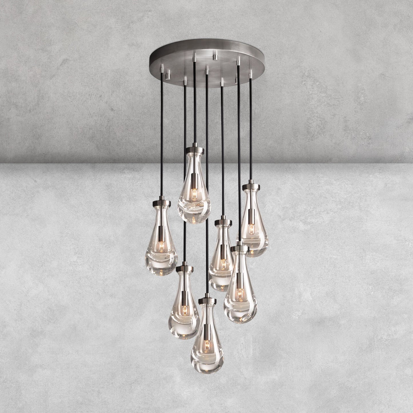 Raindrop Round Chandelier