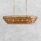 Ghiaccio Oval Chandelier