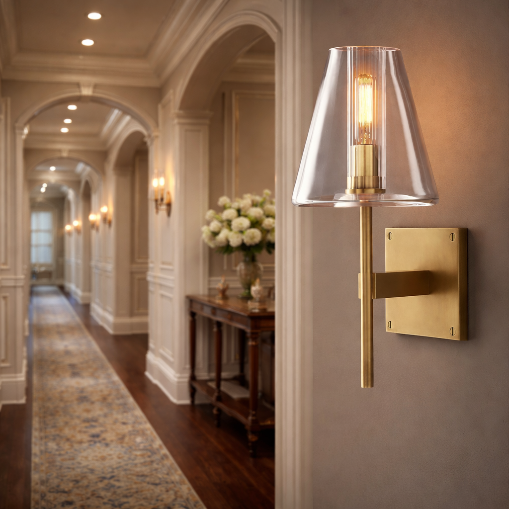 Fulhama Glass Shade Sconce