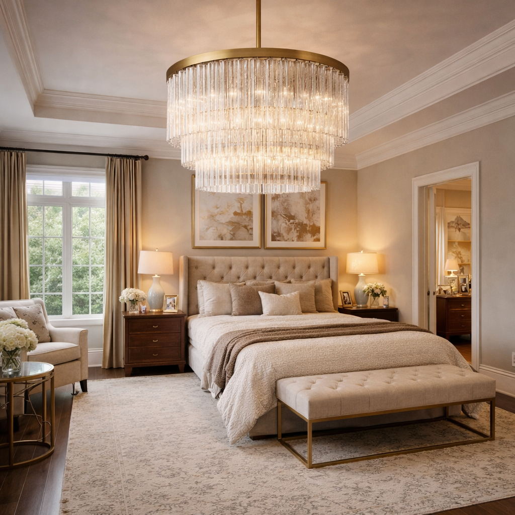 Cirbos Three-Tier  Round Chandelier