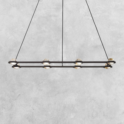 Planet Rectangular Chandelier 54" 72"