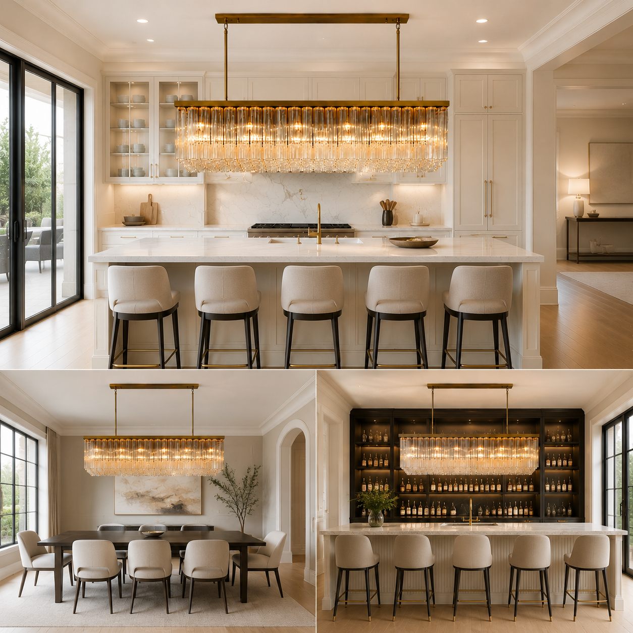 Cirbos Rectangular Chandelier