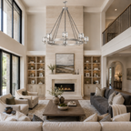 Demored Round Chandelier