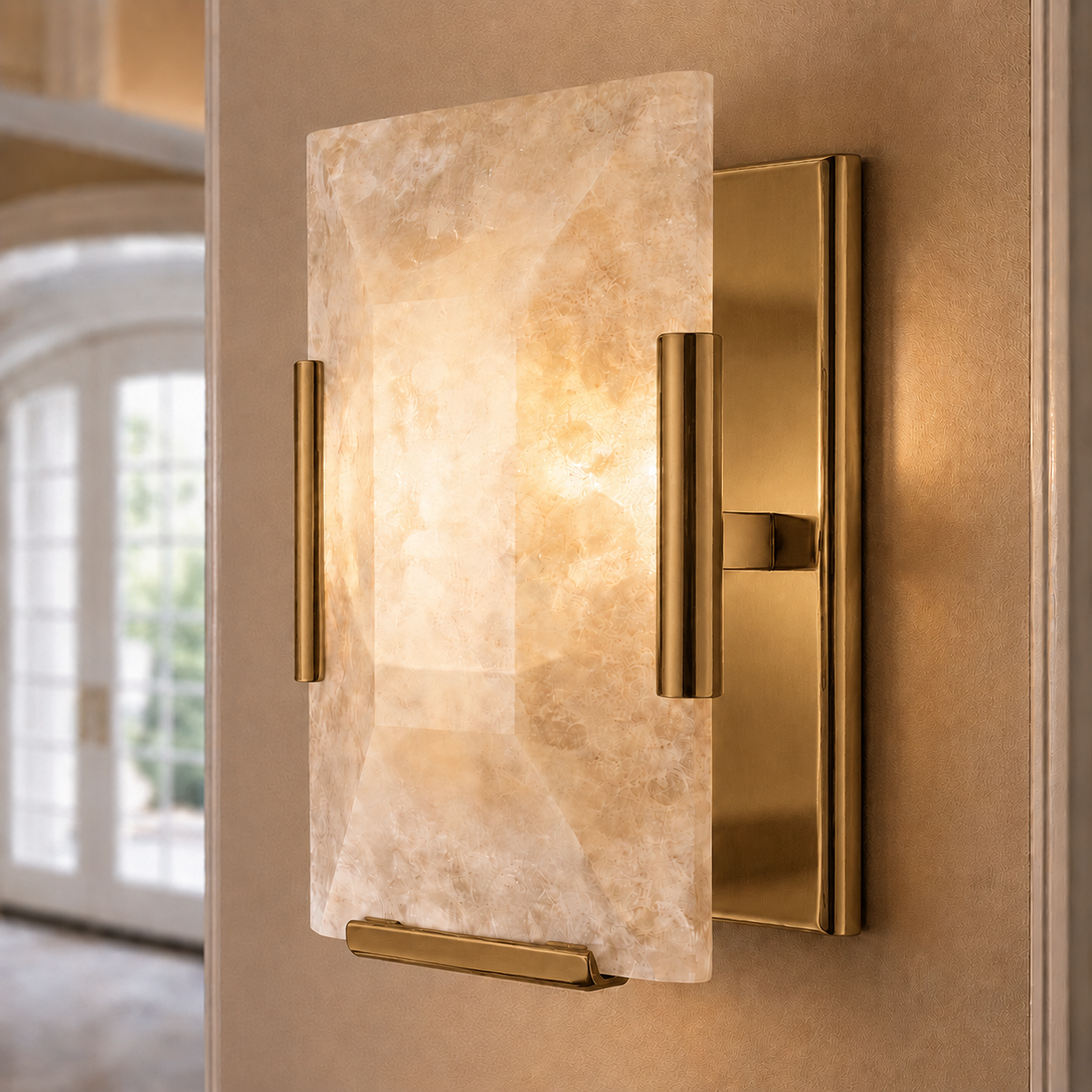 Hadilor Calcite Sconce
