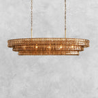 Ghiaccio Oval Chandelier