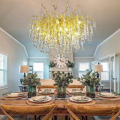Stunning Tree Branch Crystal Chandelier