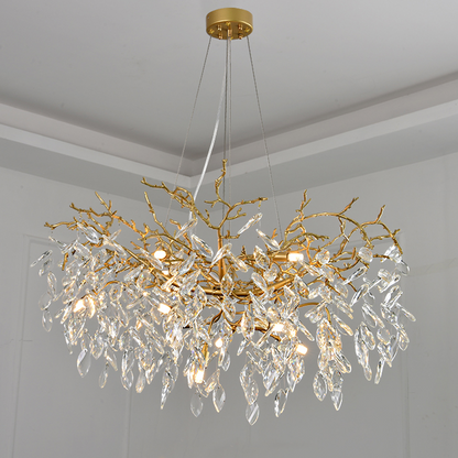 Cleo Branch Crystal Chandelier Light