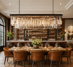 1920s Diomond Rectangular Chandelier