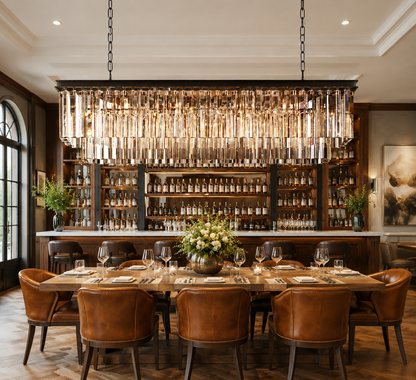 1920s Diomond Rectangular Chandelier