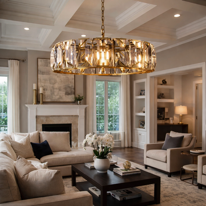 Hadilor Crystal Round Chandelier