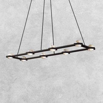 Planet Rectangular Chandelier 54" 72"