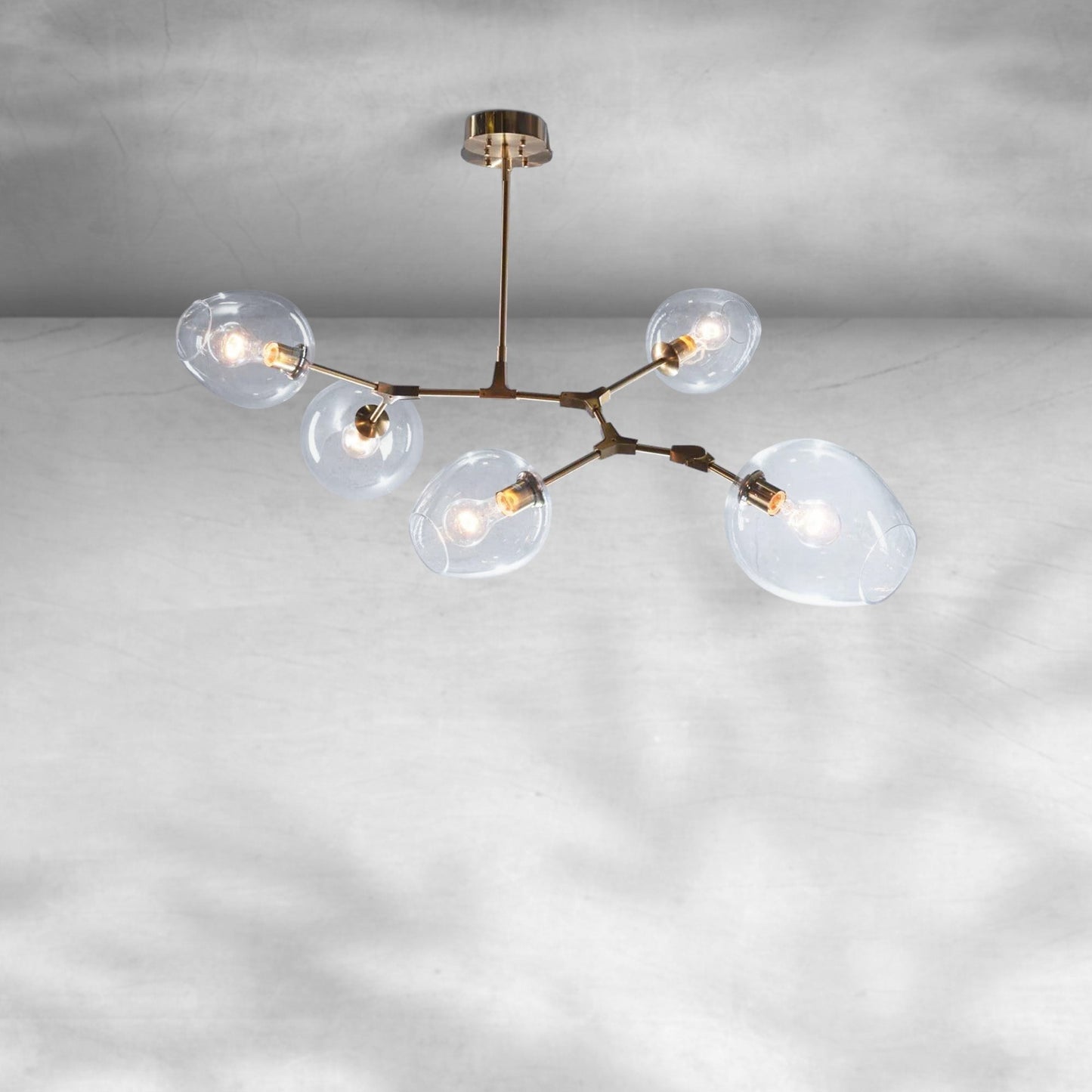 Covington Drop Globe Branching Bubble Chandelier 30''