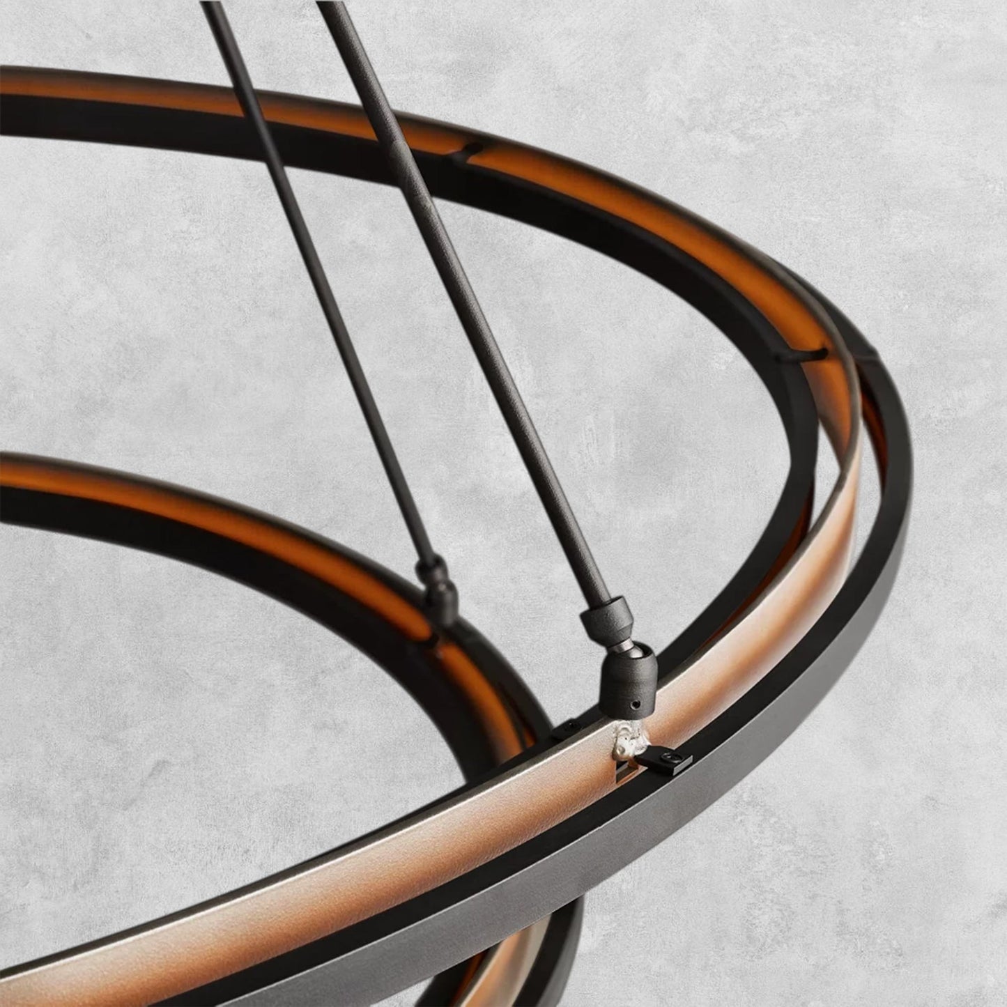George Two-Tier Round Chandelier 60"
