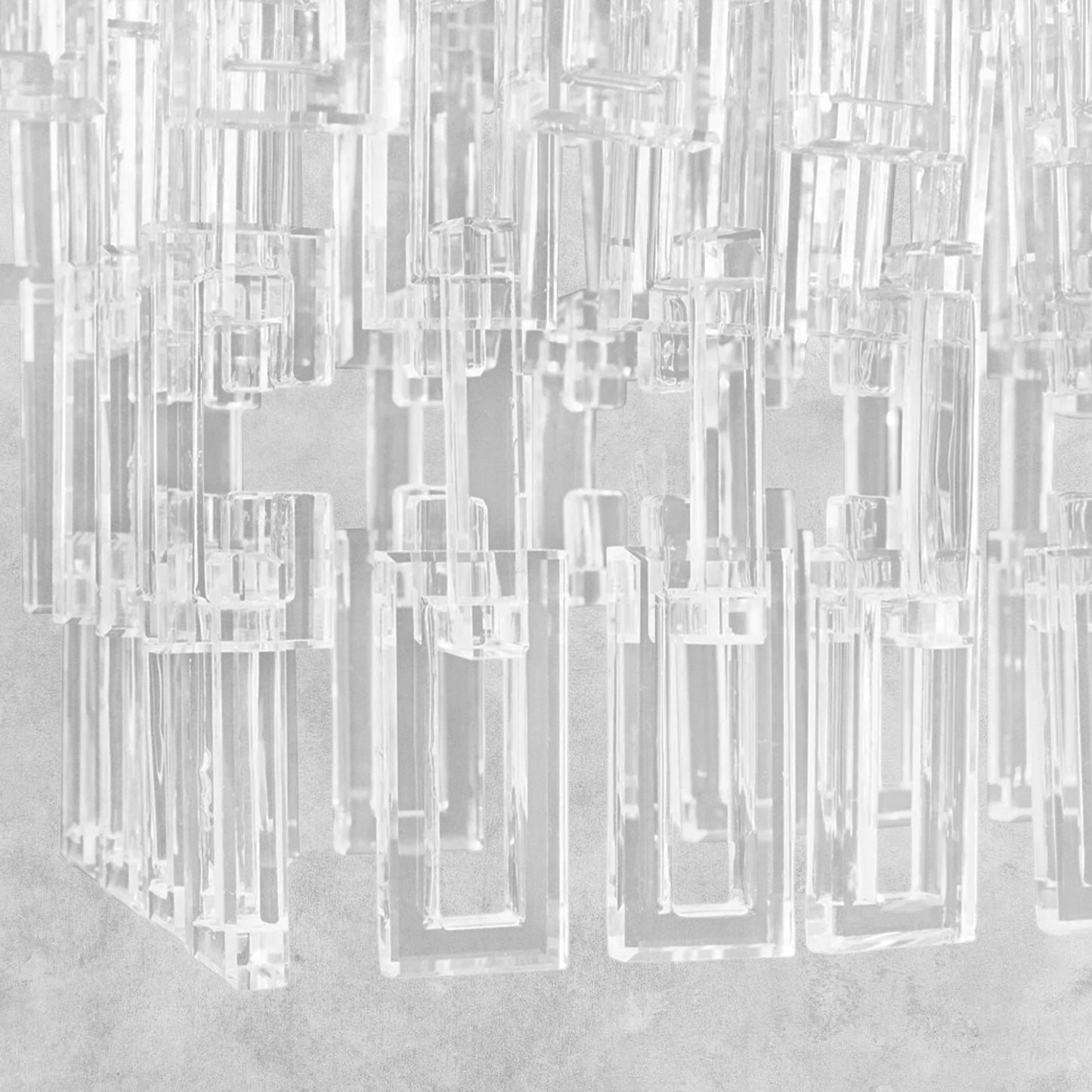 Aurelia K9 Crystal Modern Rectangular Chandelier 60"