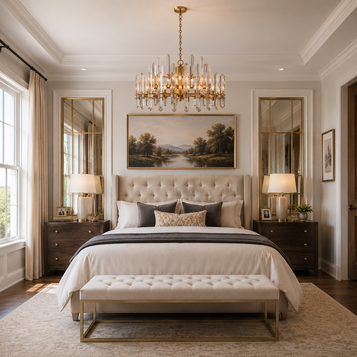 Bororence Round Chandelier