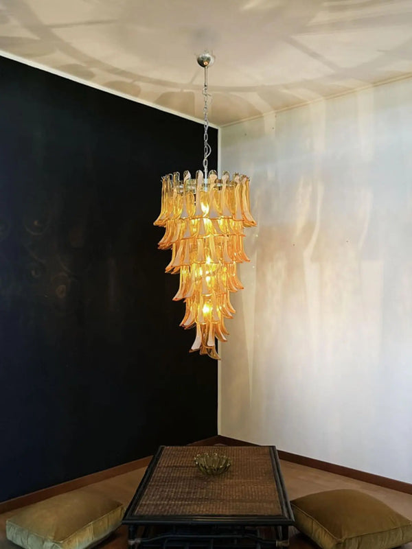 Murano Glass Chandelier – Caramel 31.50"D