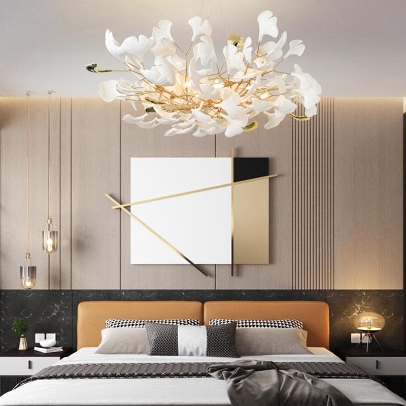 TLL Ginkgo Chandelier Gold