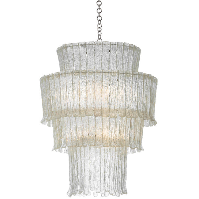 Ribbed Radiance Chandelier