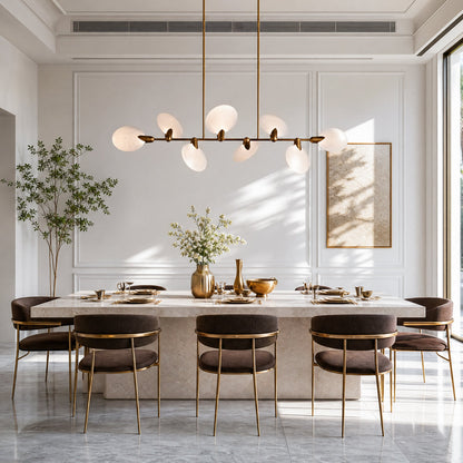 Lyla Linear Chandelier 62"74"