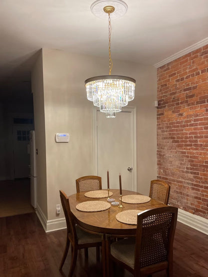 1920s Diomond Round Chandelier