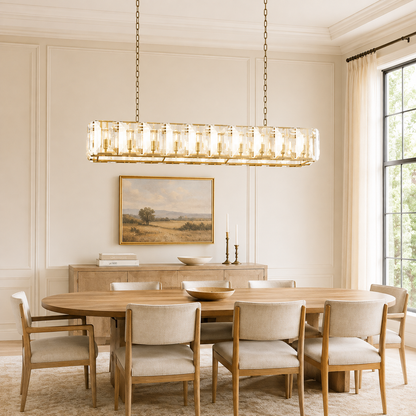 Hadilor Crystal Rectangular Chandelier