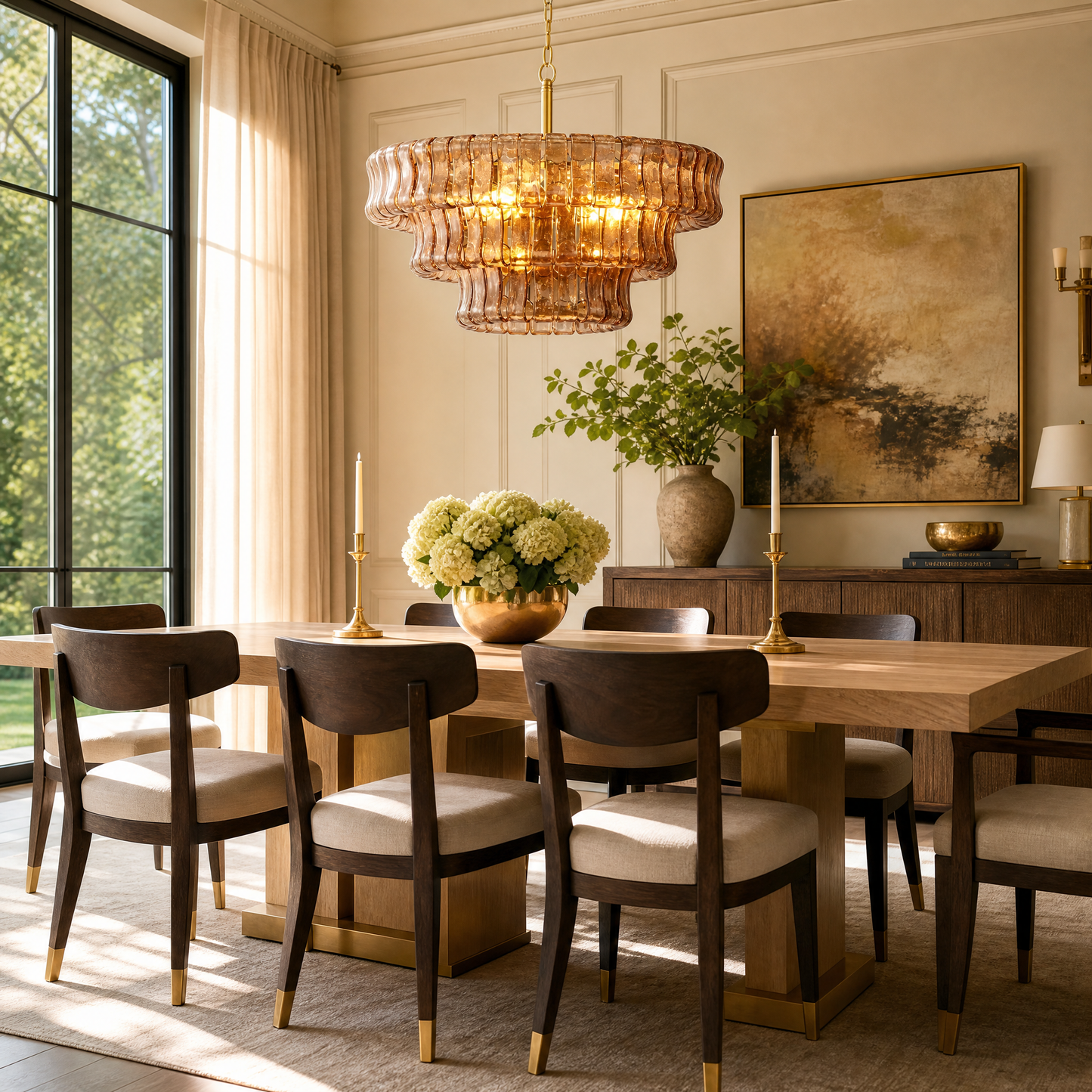 Pendant Light in a living room