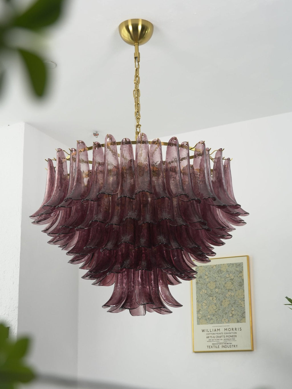 Amethyst Bloom Chandelier
