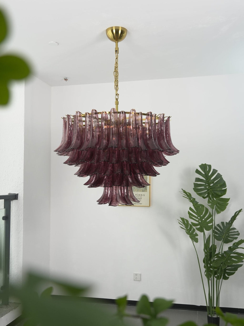 Amethyst Bloom Chandelier