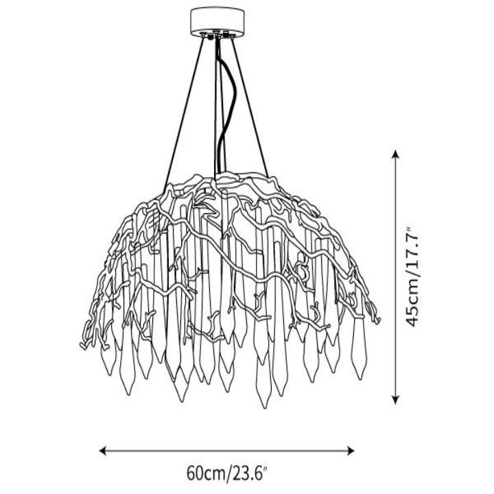TLL Aqua Dome Chandelier