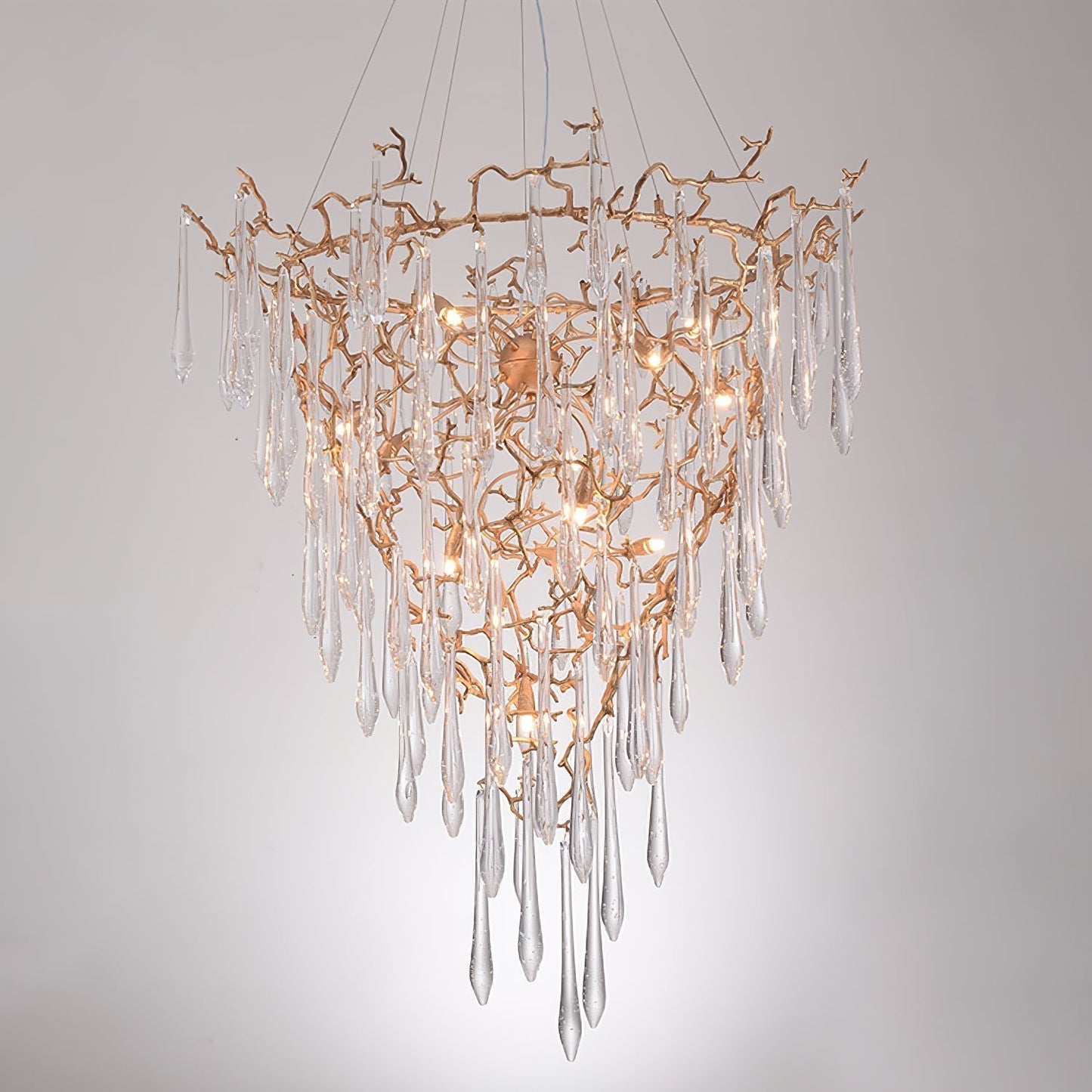TLL Aqua Parable Chandeliers