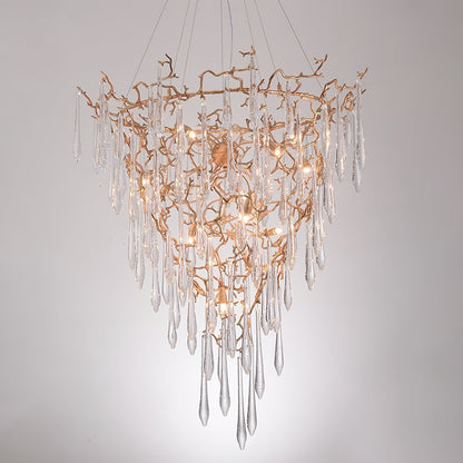 TLL Aqua Parable Chandeliers