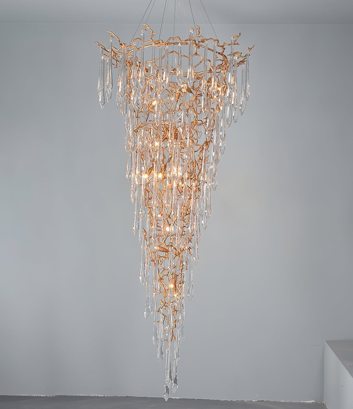 TLL Aqua Parable Chandeliers
