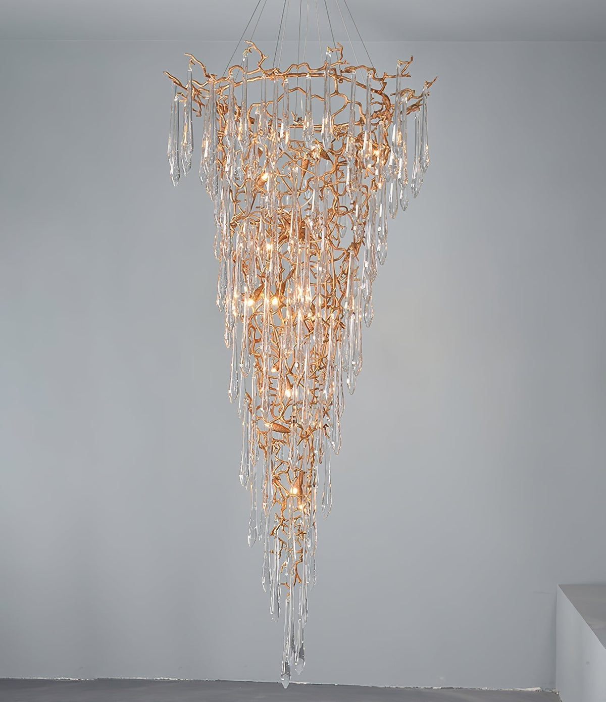 TLL Aqua Parable Chandeliers