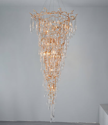 TLL Aqua Parable Chandeliers