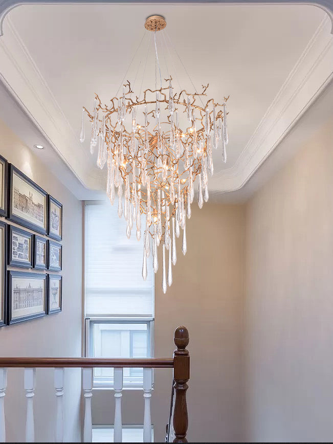 TLL Aqua Parable Chandeliers
