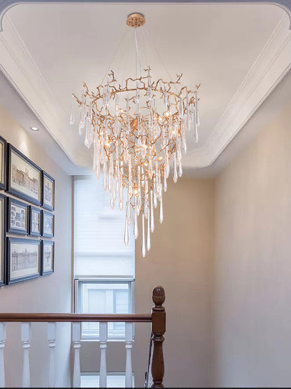 TLL Aqua Parable Chandeliers
