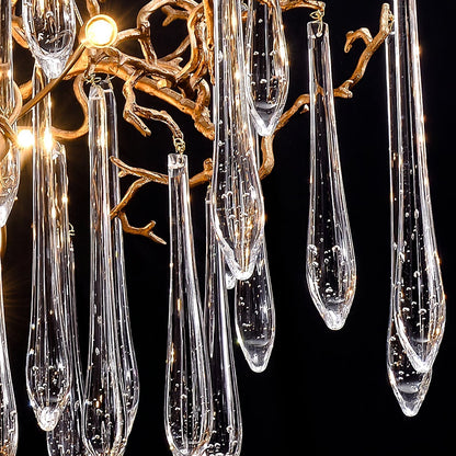 TLL Aqua Parable Chandeliers