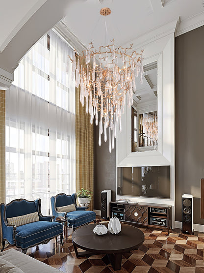 TLL Aqua Parable Chandeliers