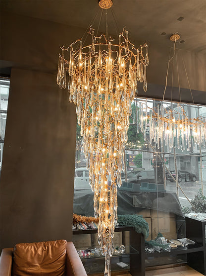 TLL Aqua Parable Chandeliers