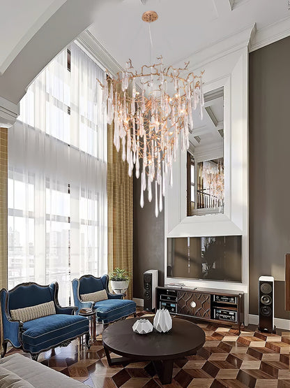 TLL Aqua Parable Chandeliers