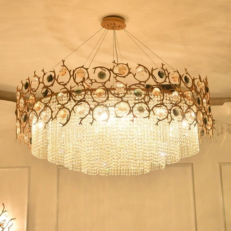 TLL Art Dining Crystal Branch Chandelier