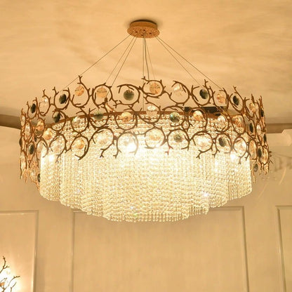 TLL Art Dining Crystal Branch Chandelier