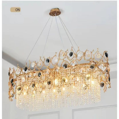 TLL Art Dining Crystal Branch Chandelier