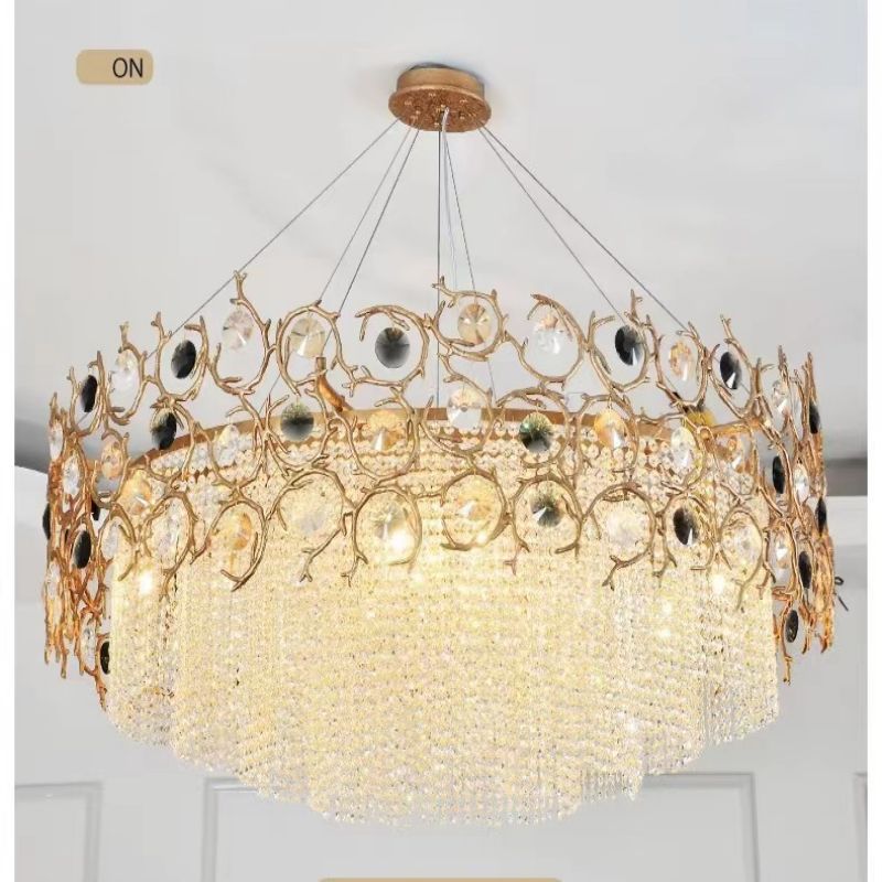 TLL Art Dining Crystal Branch Chandelier