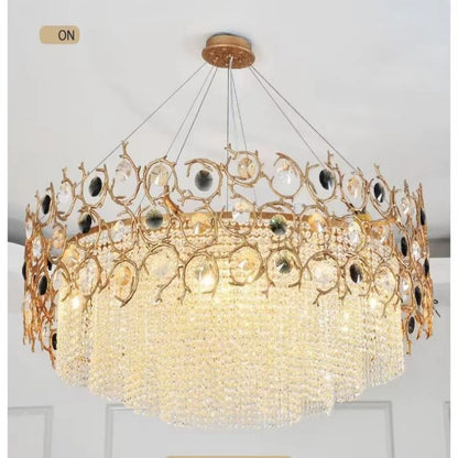 TLL Art Dining Crystal Branch Chandelier