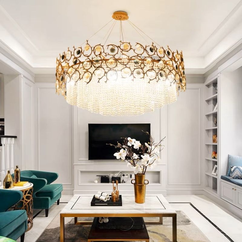 TLL Art Dining Crystal Branch Chandelier